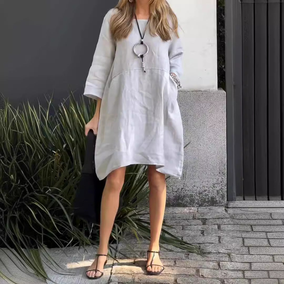 Casual Pocket Dress