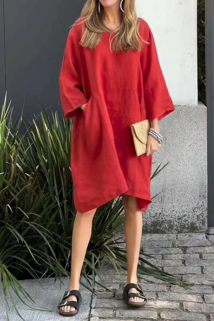 Casual Pocket Dress