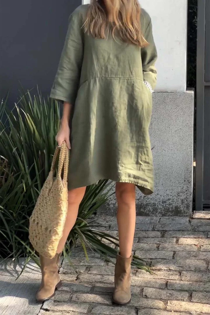Casual Pocket Dress