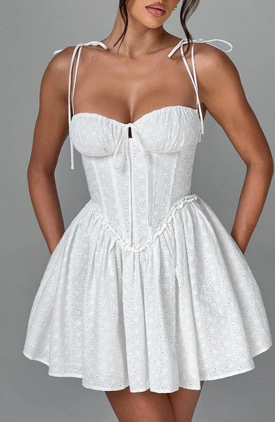 Backless Strap Skirt