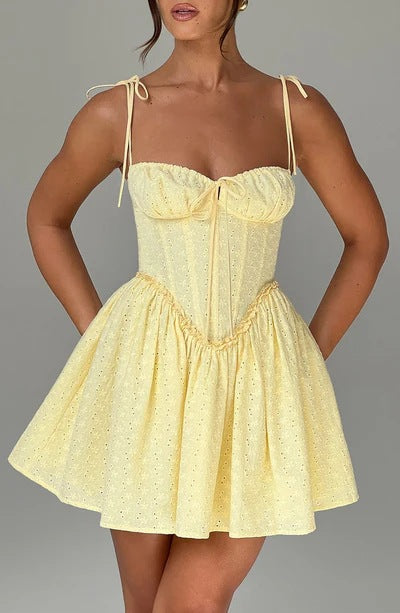 Backless Strap Skirt