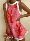 Loose Sleeveless Mid-length Dress