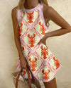 Loose Sleeveless Mid-length Dress