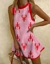 Loose Sleeveless Mid-length Dress