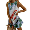 Loose Sleeveless Mid-length Dress