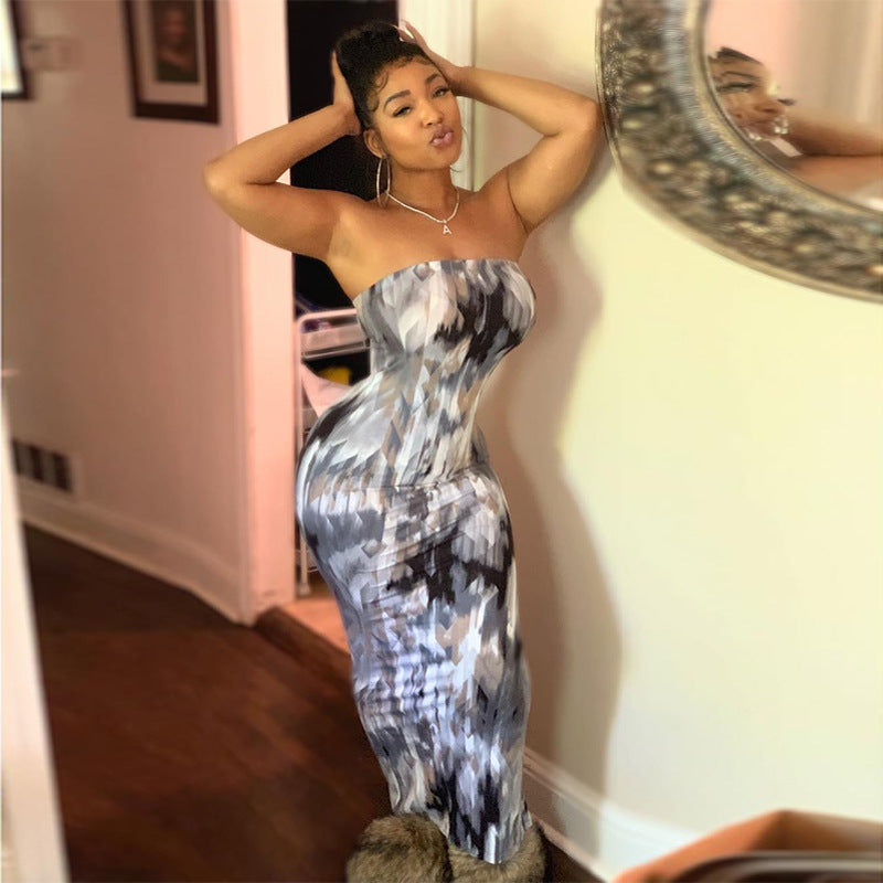 Chest Wrap Dress