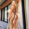 Chest Wrap Dress