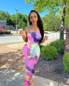 Chest Wrap Dress